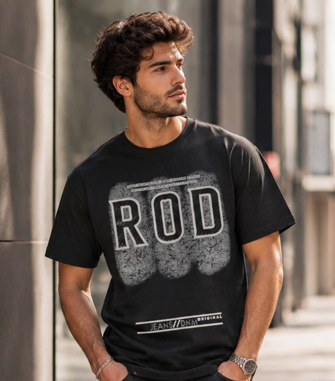 ست تیشرت و شلوار مردانه اسپورت مشکی ROD