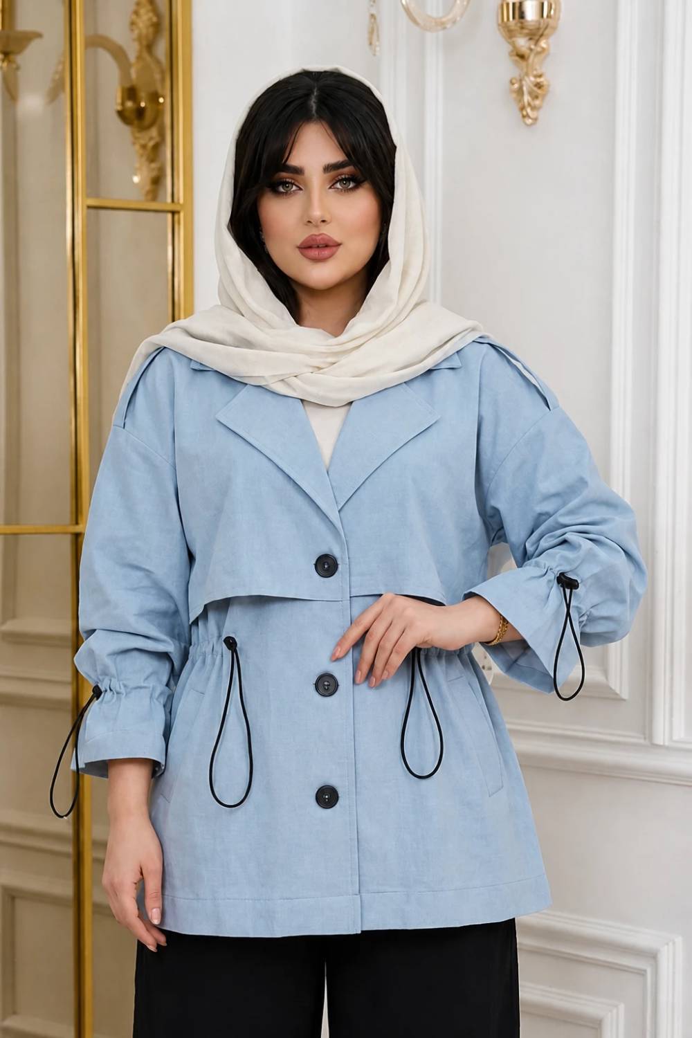 مانتو سه دکمه زنانه